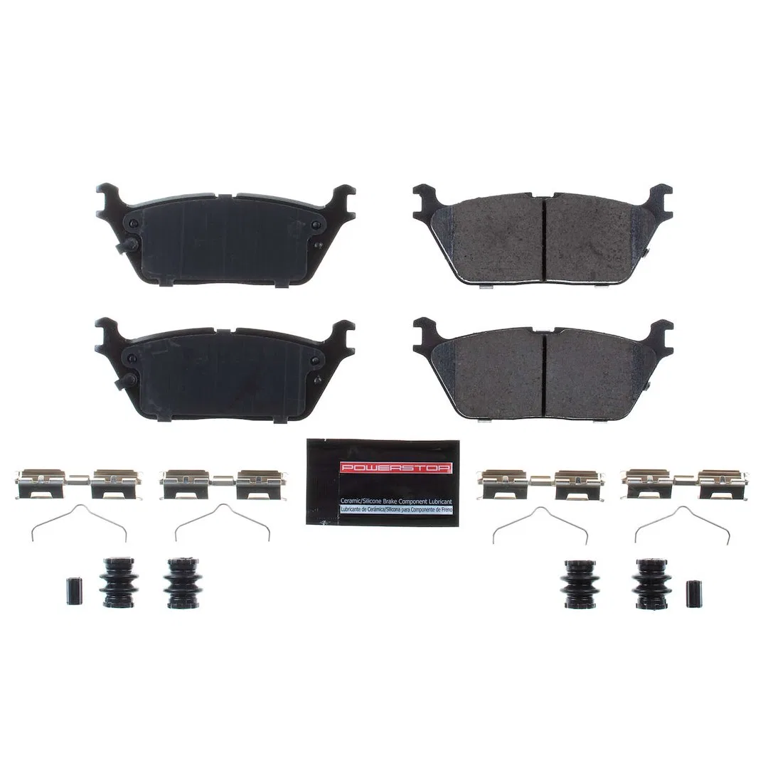 Z23-2169 – POWERSTOP Brake Pad, FMSI Number D2169 Carbon Fiber Infused Ceramic Set Of 4 With Hardware